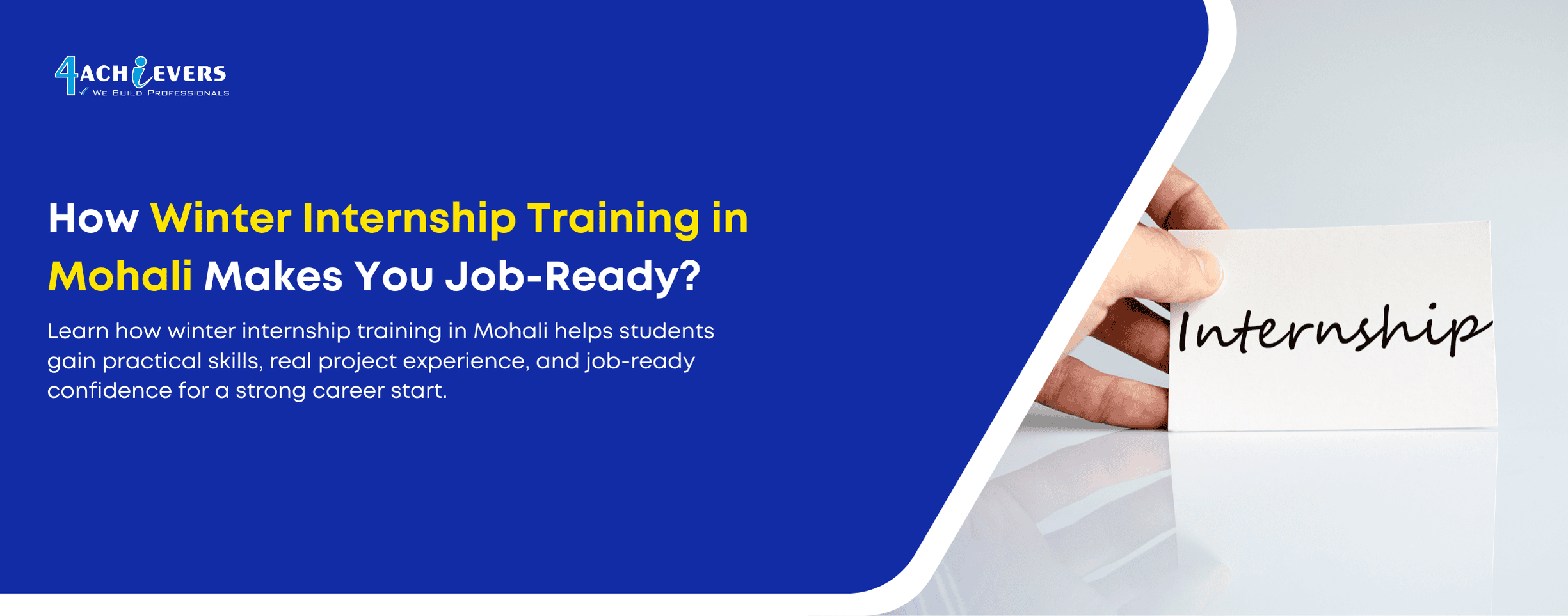 How Winter Internship Training in Mohali Makes You Job-Ready?